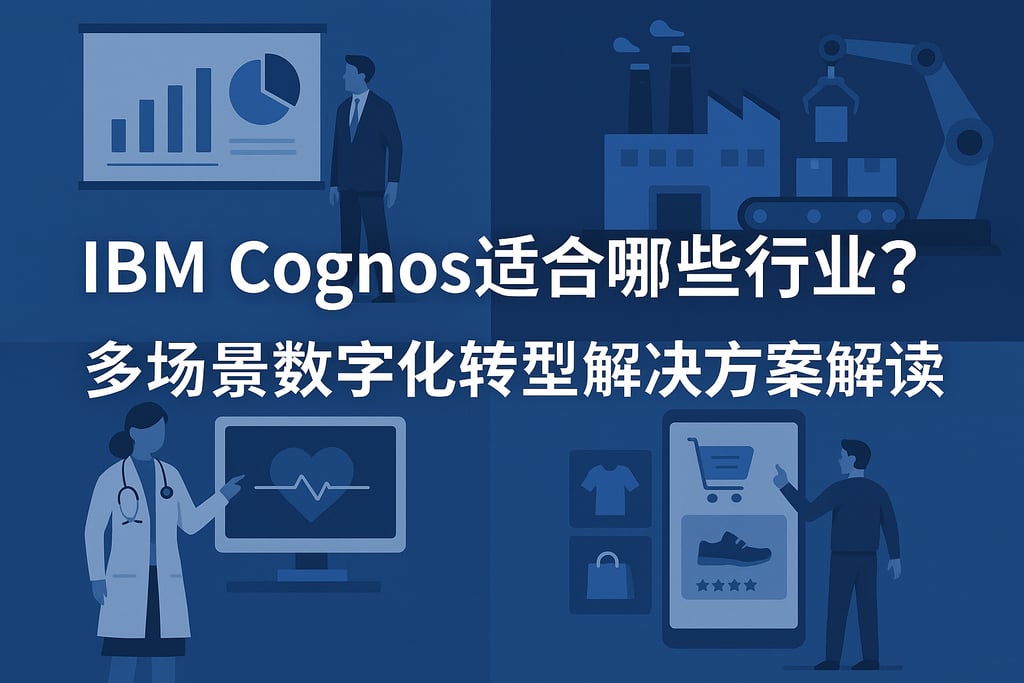 IBM Cognos适合哪些行业？多场景数字化转型解决方案解读